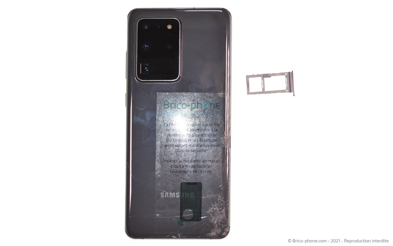 Changement du bloc écran sur Galaxy S20 Ultra photo 3