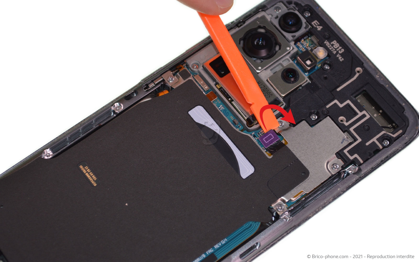 Changement du bloc écran sur Galaxy S20 Ultra photo 4