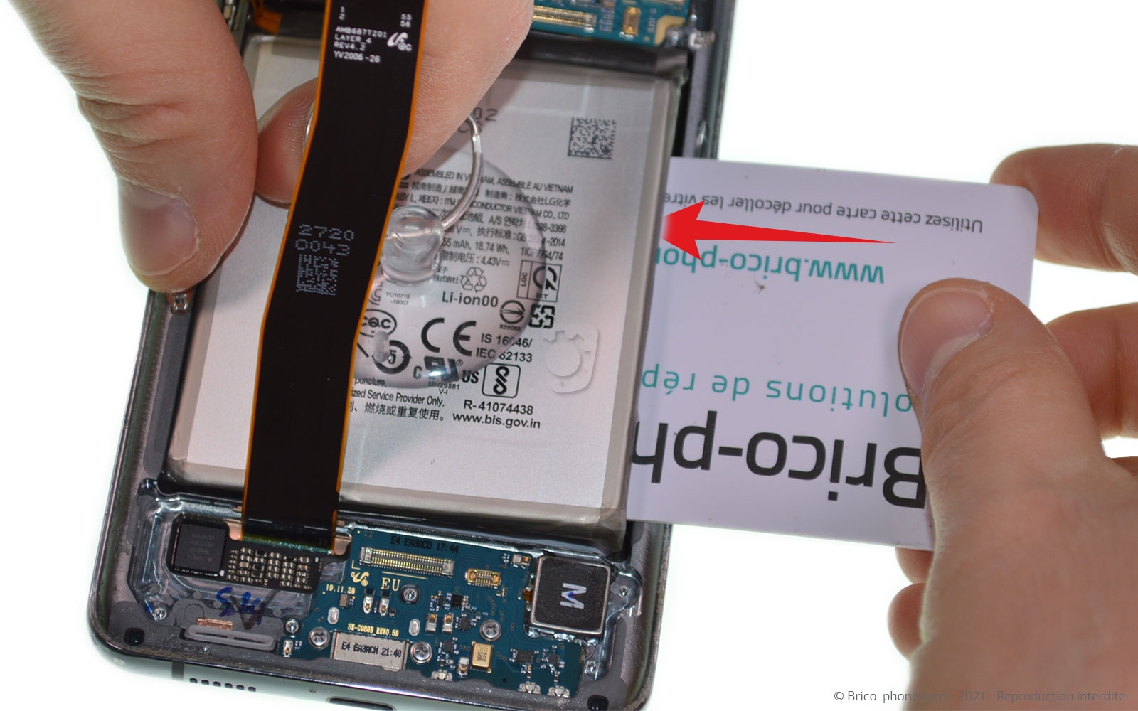 Changement du bloc écran sur Galaxy S20 Ultra photo 2