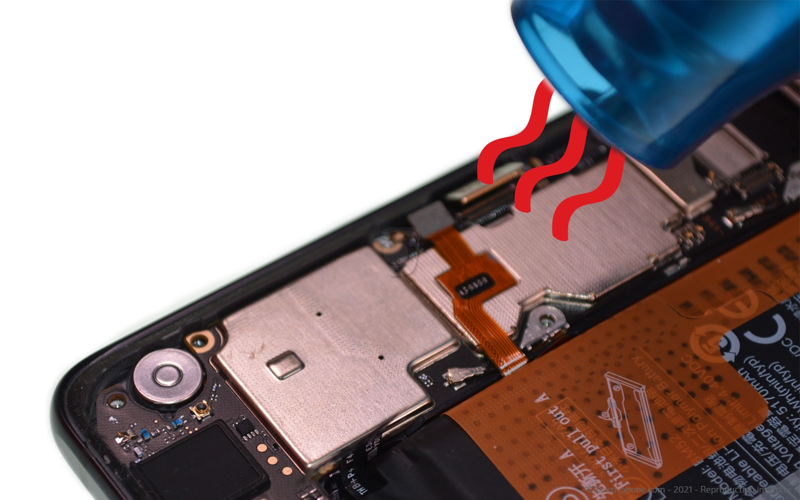 Changement du bloc écran sur Mi Note 10 photo 3