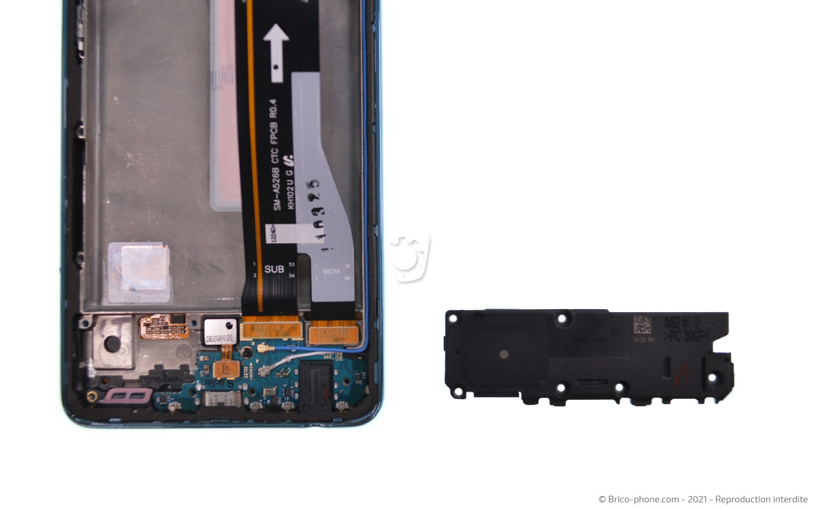 Démontage complet sur Galaxy A52 photo 3