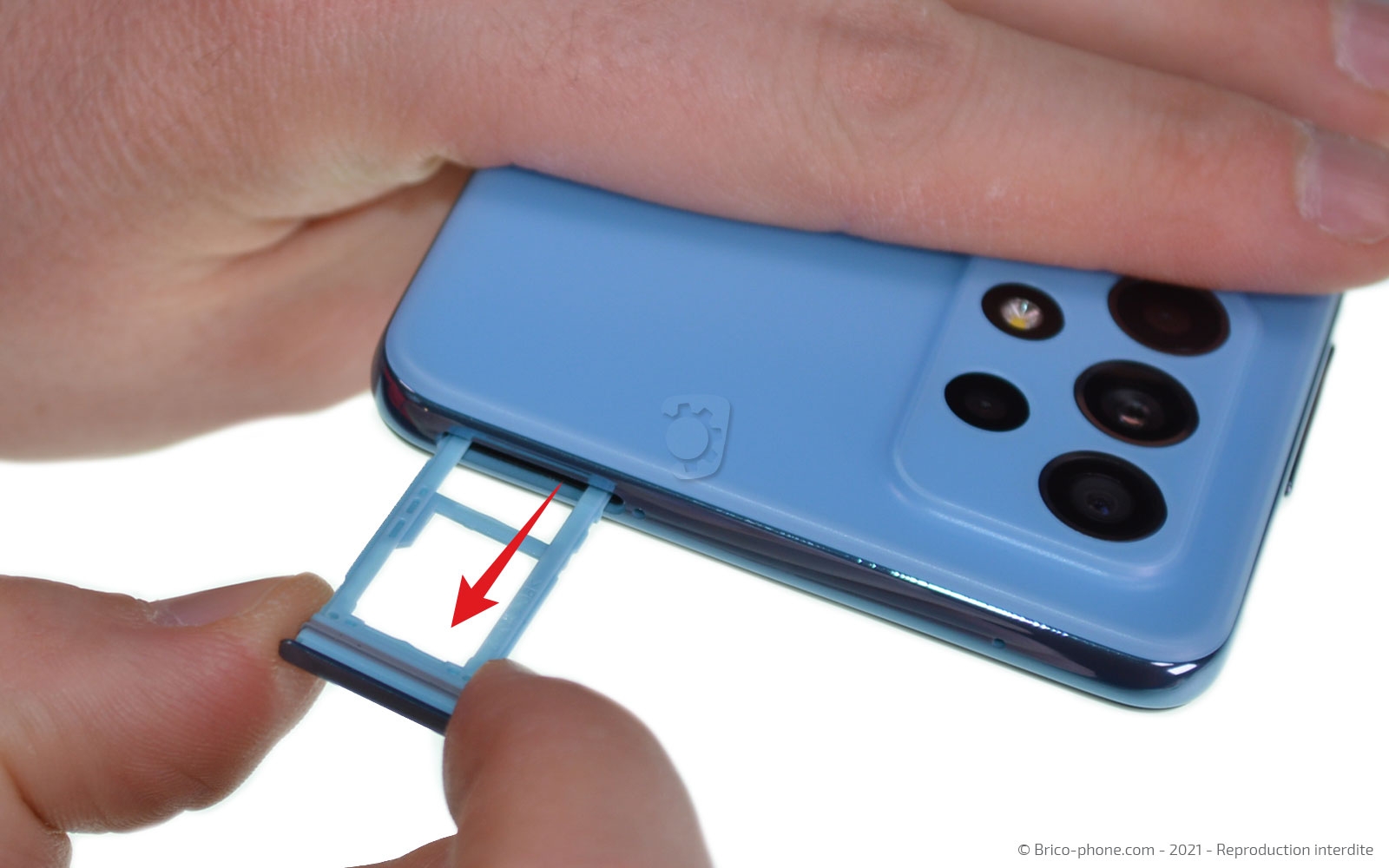 Changement de la vitre arrière  sur Galaxy A52 photo 2