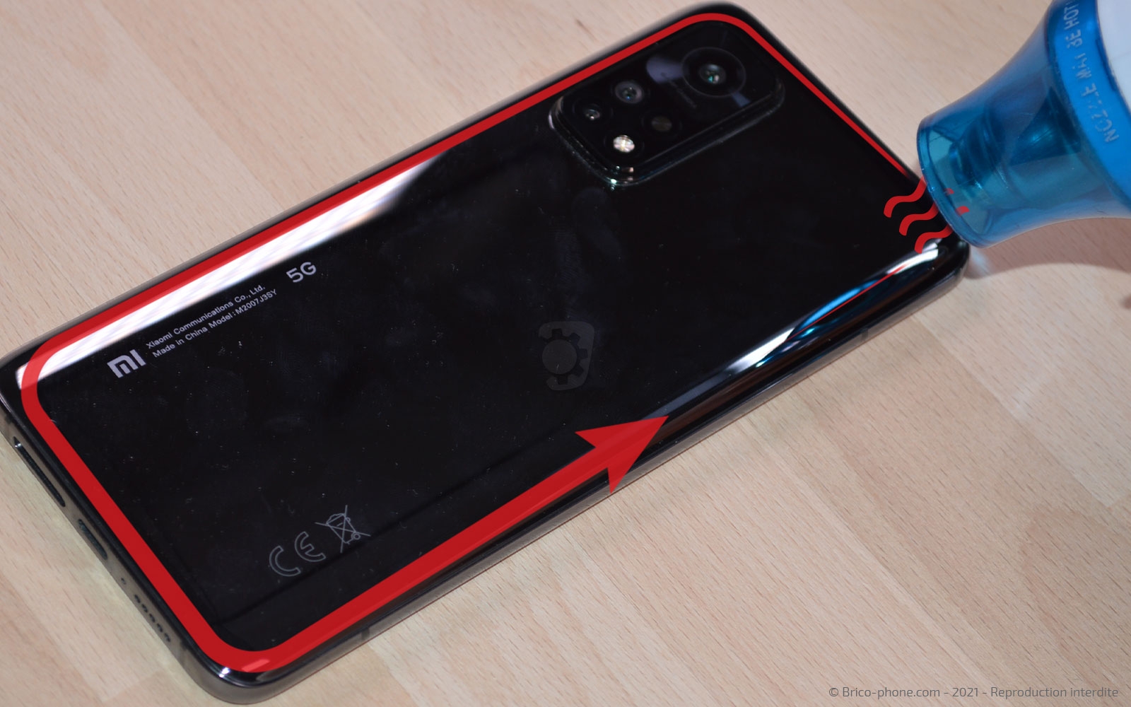 Changement du connecteur de charge sur Mi 10T photo 2