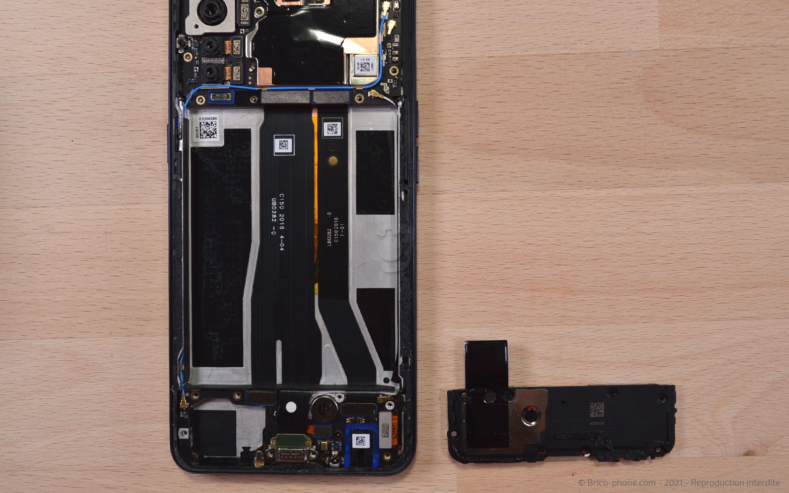 Démontage complet sur Find X2 Lite photo 3