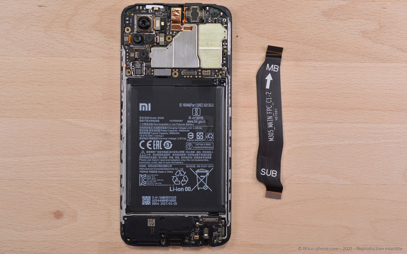 Démontage complet sur Redmi Note 10 photo 4